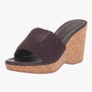 NWOT - Donald Pliner Woven Wedge Sandals